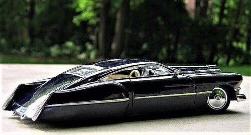 Race Car Cadillac Eldorado Hot Rod 18 Custom Concept 12 Carousel Purple1:24 - Picture 13 of 24