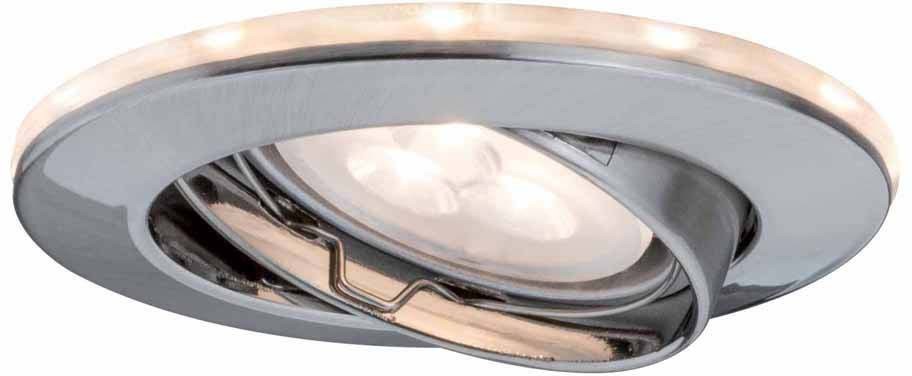 Paulmann Einbauleuchten-Set LED mit Sternenhimmel LED Eisen gebürstet, 3er Set 9 Paulmann Einbauleuchten-Set LED mit Sternenhimmel LED Eisen gebürstet, 3er Set 9