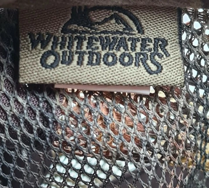 Gorra de Camuflaje de Aguas Blancas para Aire Libre con Tono de Camuflaje Ajustable Hecha en EE. UU. Usada 🔥 Foto 3 de 3