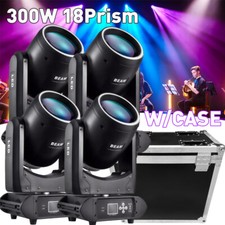300W LED Moving Head Light Beam Stage DMX Spot Disco Party Show DJ Lighting Case