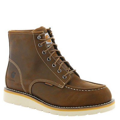 Carhartt Moc Toe Men's Wedge Leather Waterproof Work Boots ...