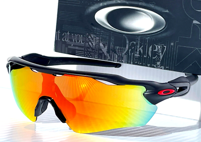 OAKLEY　Radar EV Path　(美品) Oakley RADAR EV PATH Black Ducati Red POLARIZED Galaxy Ruby Lens