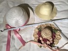 Lot of 3 DECORATIVE HATS  — photo 2