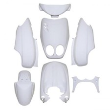 Kit carénage P2R pour Scooter MBK 50 Ovetto 1996 à 2006 Blanc brillant Neuf