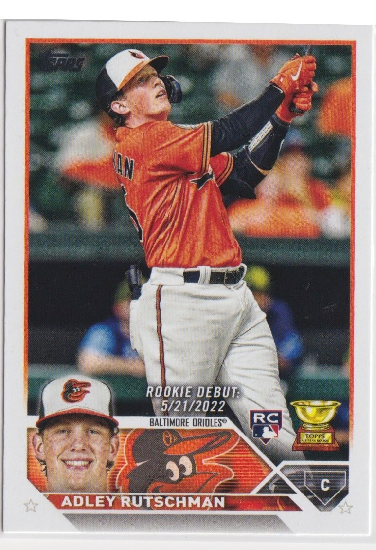 2023 Topps Update Adley Rutschman Rookie Debut RC #US180 Orioles