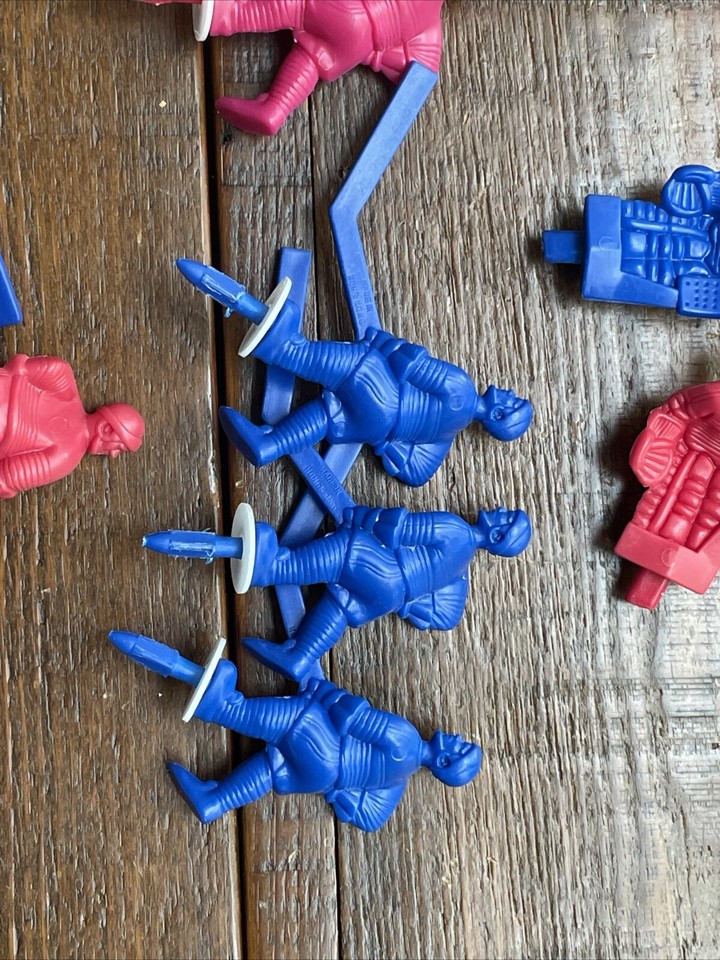 Carrom Bubble Hockey Player Short Long Stick lot 9 goalie Replacement