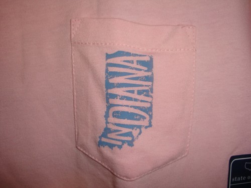 Womens State of Mine Womens Indiana Pink Long Sleeve T-shirt Size: S NWT - Picture 3 of 6