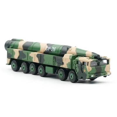 1/100 Dongfeng 26 Nuclear & Constant Missile Vehicle Model Collection Display N