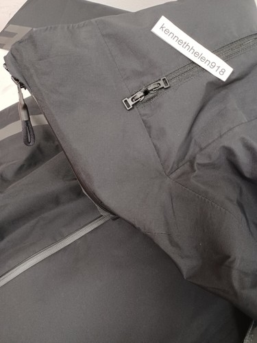 ADIDAS TERREX MYSHELTER GORE-TEX PACLITE RAIN JACKET FP8450 BLACK MENS SZ SMALL - 第 18/20 張圖片