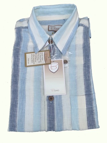 Bohio Casual Linen Short Sleeve Shirt in Three Colors - Picture 9 of 23