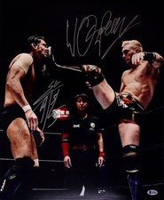 Will Ospreay & Katsuyori Shibata Signed 16x20 Photo BAS New Japan Pro Wrestling