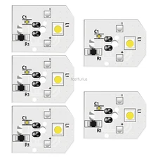 5 PCS Refrigerator Light Bulb WR55X25754 WR55X11132 Fits GE LED Light Replace