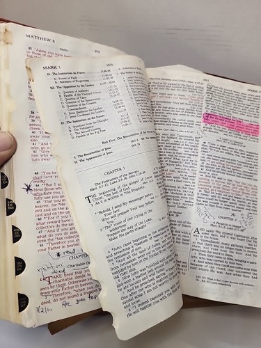 Nelson Open Bible 1985 KJV Expanded Edition Genuine Leather 456bg - Picture 15 of 21