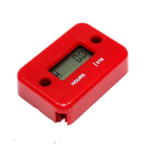 Medidor de Horas Inductivo Impermeable ATV Marino Motocicleta Suciedad Bicicleta Gas Motor ROJO - Imagen 4 de 8