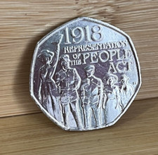 2018 Representation Of The People Act 50p UK Fifty Pence Excellent Condition