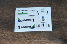 Aurora AFX G-Plus Saudia Williams F1 Reproduction Stickers