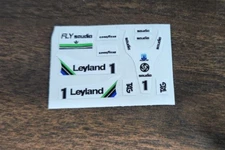 Aurora AFX G-Plus Saudia Williams F1 Reproduction Stickers