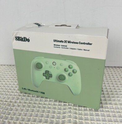 8Bitdo Ultimate 2C Wireless Controller Sealed New Green Box Is Damaged