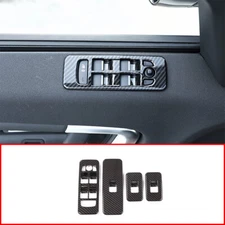 ABS Carbon Fiber Window Glass Lift Frame For Land Rover Discovery Sport 2015-19