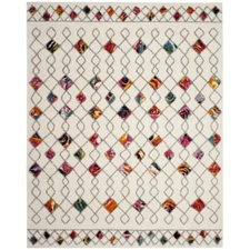 SAFAVIEH Fiesta Shag FSG361A Cream / Multi Rug
