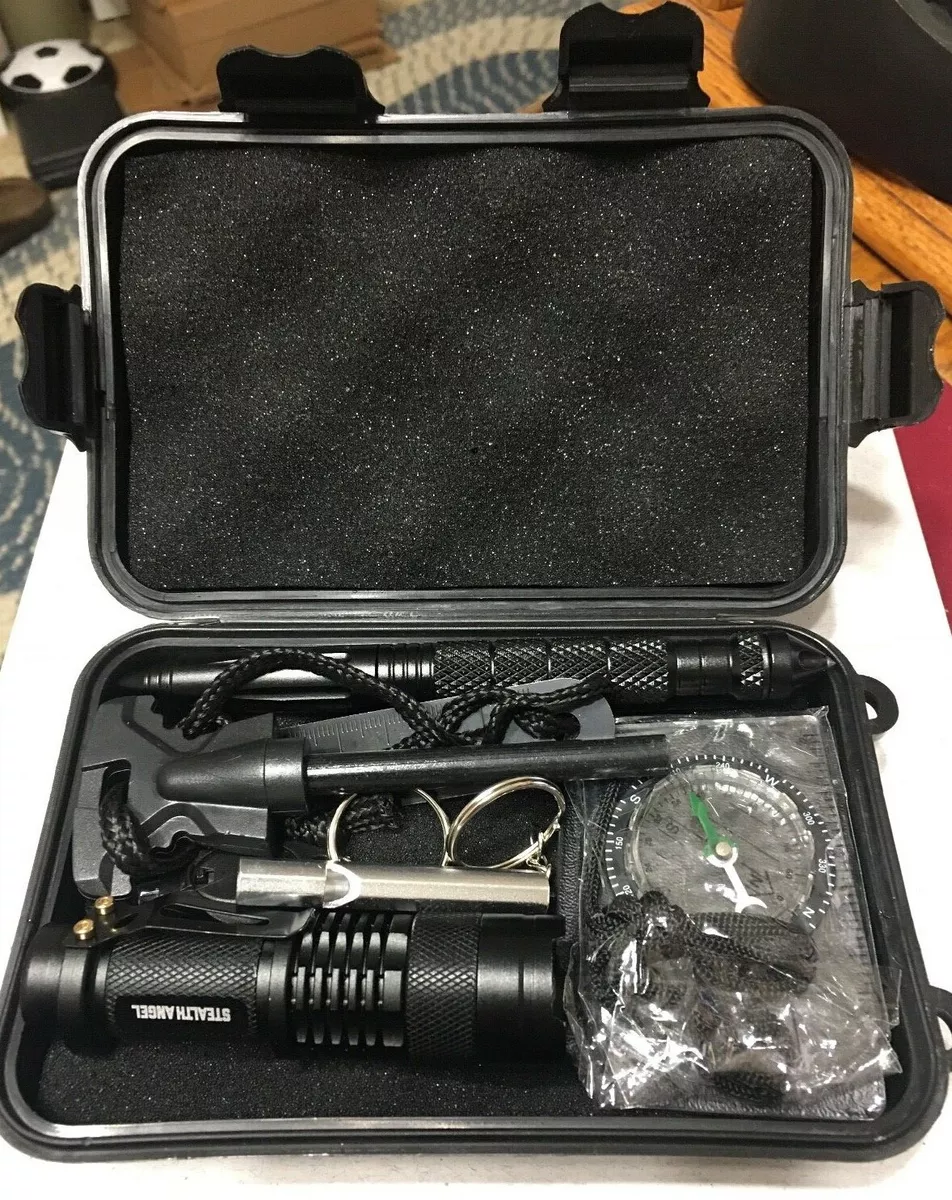 The Stealth Angel 9 in 1 Survival Tactical Kit eBay