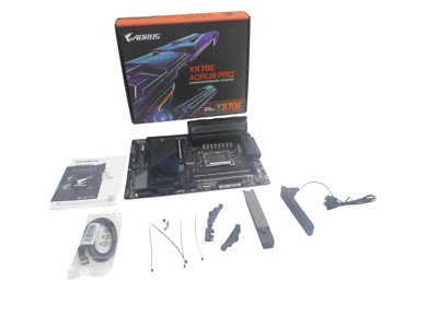 GIGABYTE X870E AORUS PRO AM5 LGA 1718, ATX, DDR5, 4x M.2, PCIe 5.0, USB4, Wi-Fi
