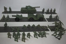 Vintage Timmee Toys Processed Plastic Vietnam Era 54mm U.S. Army Toy Soldiers