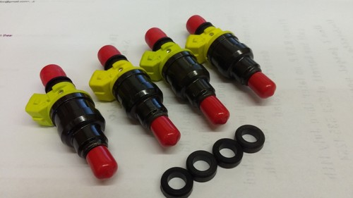 SMP FJ168 NEW Fuel Injectors Colt Mirage Summit 1.8L 1992-96 Set of 4 with seals - Picture 2 of 2