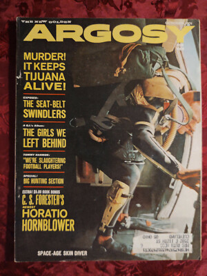 ARGOSY October 1962 Oct 62 C S FORESTER ELSA MARTINELLI JOHN CLYMER +++