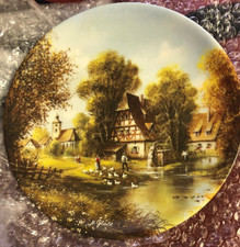 VOHENSTRAUSS JOHANN SELTMANN - 7 1/2 inch PLATE - 1990 - Teller No 2027A GERMANY