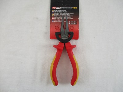 KS Tools 117.1117 Erotorque VDE Flachrundzange 165 mm