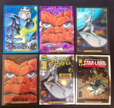 2024 UD Marvel Masterpieces '92 Platinum Canvas Purple Blue Clear + You Pick