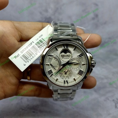 Moonphase Seiko Srx011p2 Kinetic Direct Drive Seiko Kinetic Werk