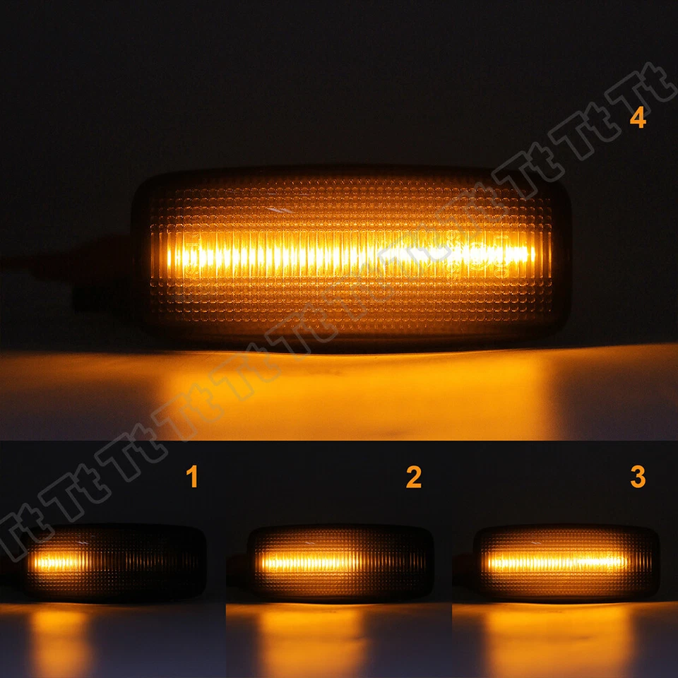 2x Sequential LED Side Marker Turn Signal Lights For INFINITI M35 M45 FX35 QX56 - Image 2 of 4