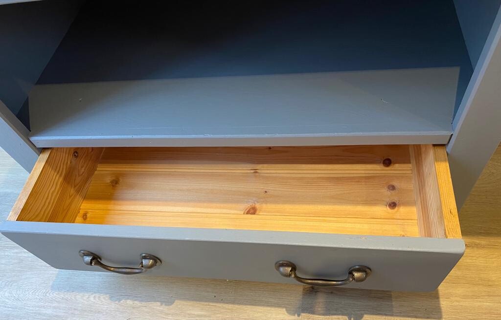 Solid Oak Tv Table eBay