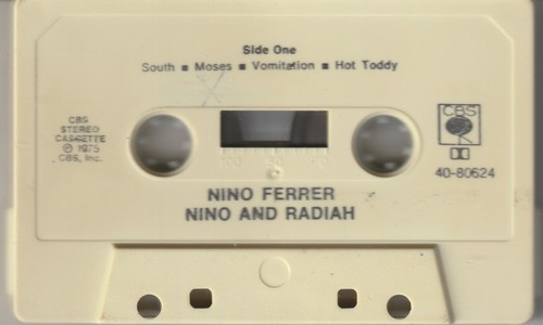K7 audio. NINO FERRER - Nino and Radiah - 8 Titres - import : Printed in Holland - Picture 3 of 6