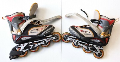 Vtg Rollerblade 4 Size Adjustable Extendible Micro 500 X SG 5 US 4-7 UK 3.5-6.5
