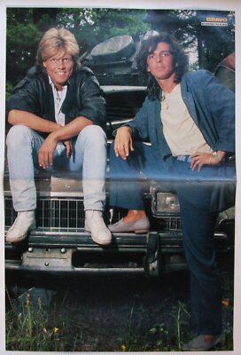 Modern Talking Bravo Poster German 80s Magazine Portrait Poster