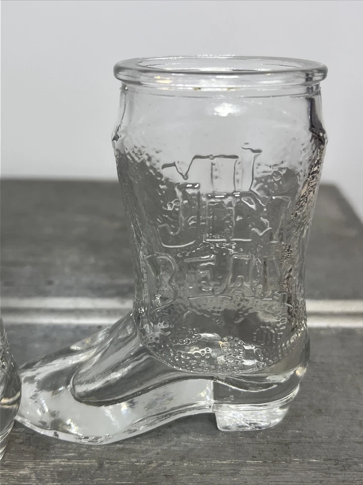 Bota de vidrio Jim Beam de colección de colección Foto 3 de 4