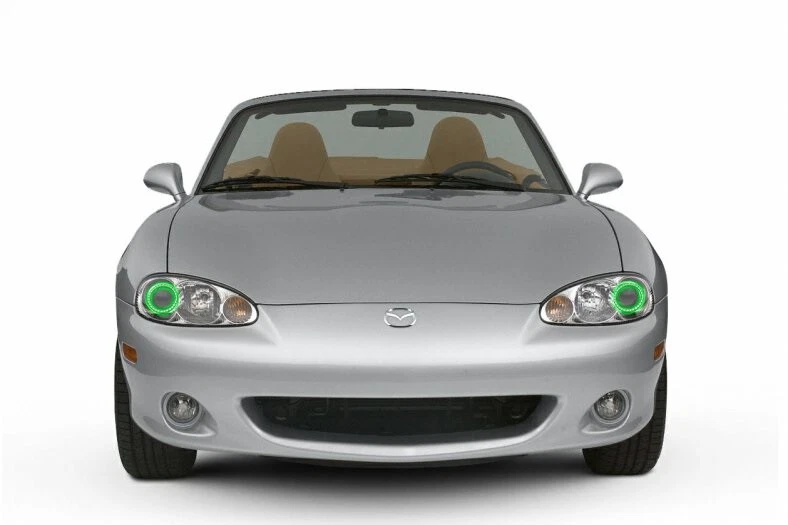 Kit Halo LED Ojo de Ángel RGB con Control Remoto IR para Faros Mazda Miata 2001-2005 Foto 3 de 4