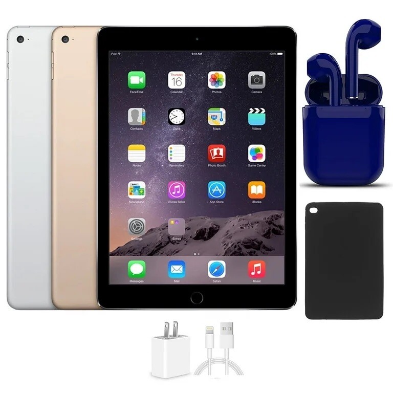 Apple iPad Air 2 A1566 16 GB, Wi-Fi, 9.7 in - Silver for sale 