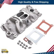 Aluminum Dual Plane Intake Manifold For Chevy 267 283 305 327 350 Small Block Aluminum Dual Plane Intake Manifold For Chevy 267 283 305 327 350 Small Block