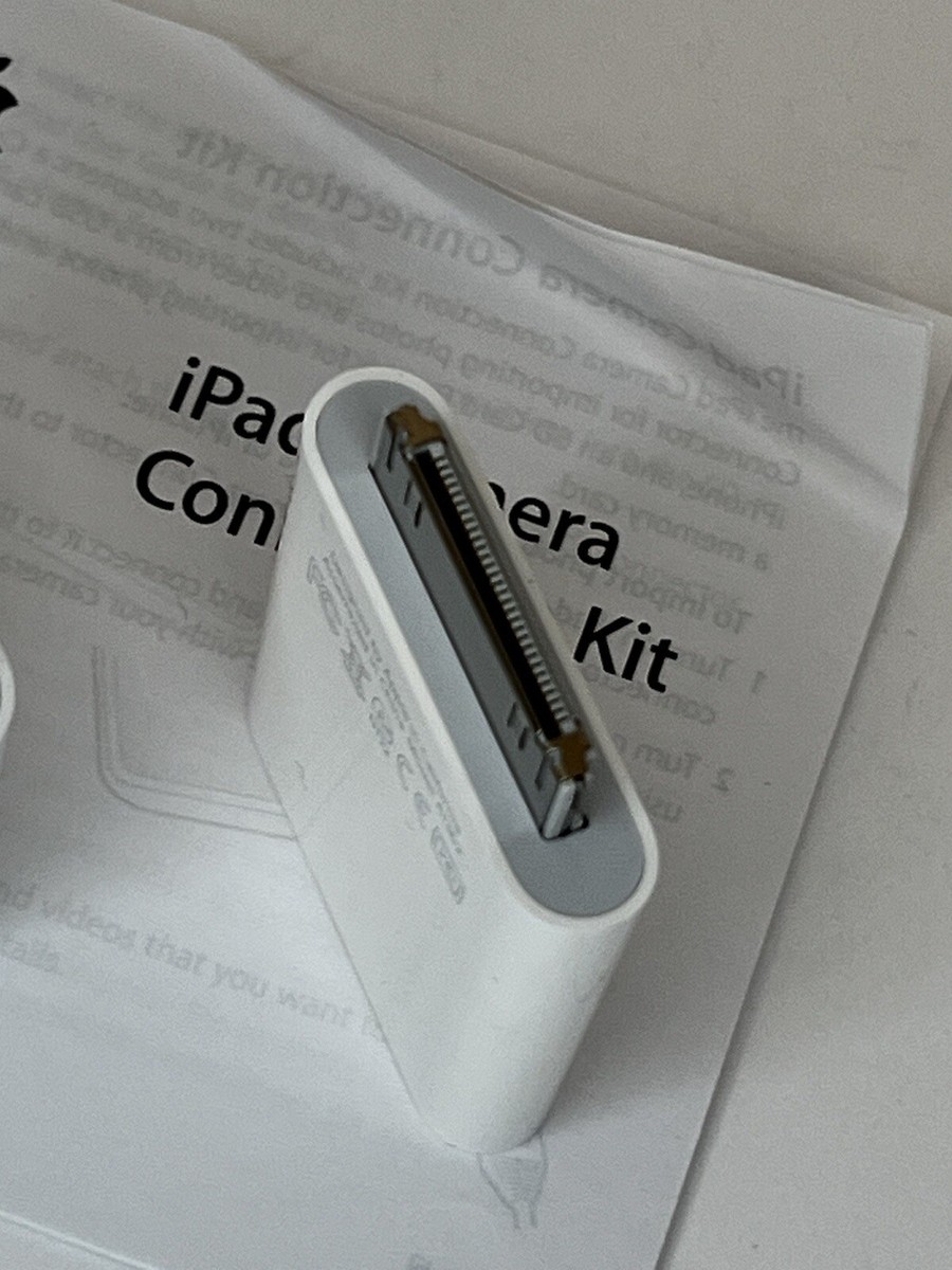 Genuine Apple iPad 30 Pin Camera Connection Kit Model A1358 A1362