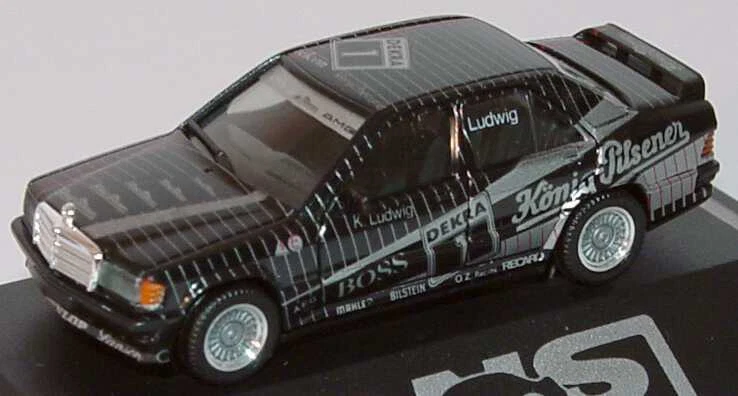1:87 Mercedes-Benz 190 E 2.3-16 W201 DTM 1989 AMG NO1 Клаус Людвиг - Herpa 3511 - Изображение 2 из 2