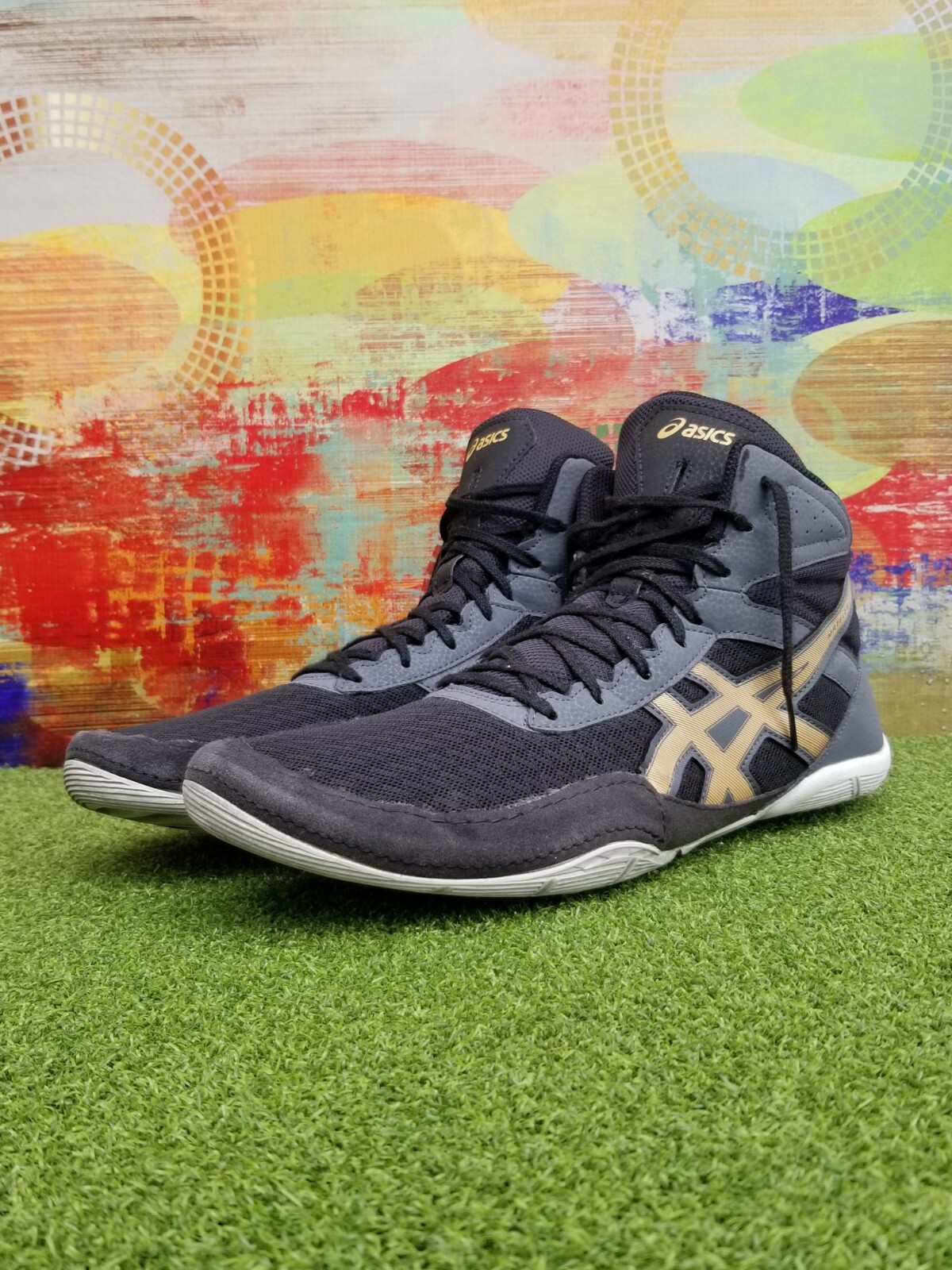 ASICS Mens Matflex Wrestling Boxing Shoes Sz 13 … Gem