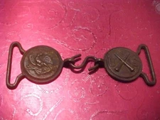 PRE CIVIL WAR 1832 REGULATION ARTILLERY ENLISTED BELT BUCKLE PLATE ORIGINAL