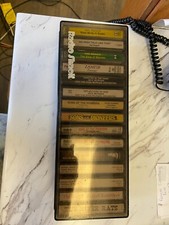 Lot of 15 Cassettes Radio Shack Case