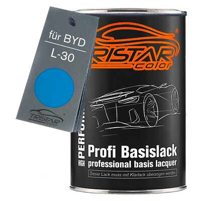 Autolack Dose spritzfertig für BYD L 30 Diamond Blue Metallic Basislack 1,0L