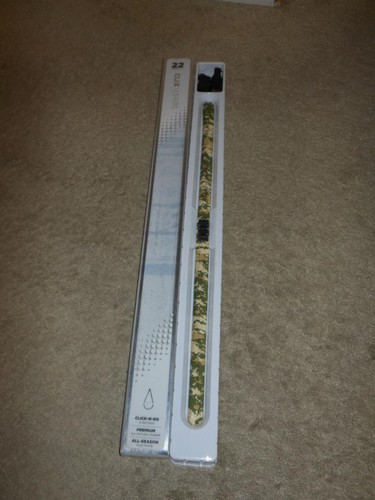NEW 22" CLIX DIGITAL CAMO WIPER BLADE CLICK N GO IN ORIGINAL PACKAGING - Picture 2 of 7
