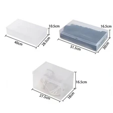 1Pcs Shoe Cover Drawer Bathroom Shoes Storage Box Sturdy Household Tool Daily